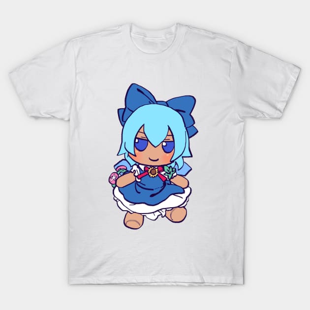 Mudwizard draws suntanned summer cirno fumo plush / touhou memes T-Shirt by mudwizard